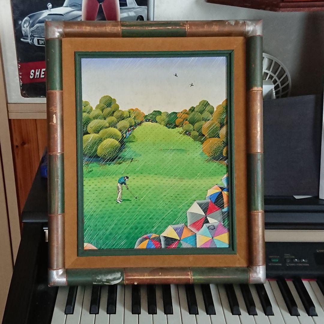 ゴルフの絵画