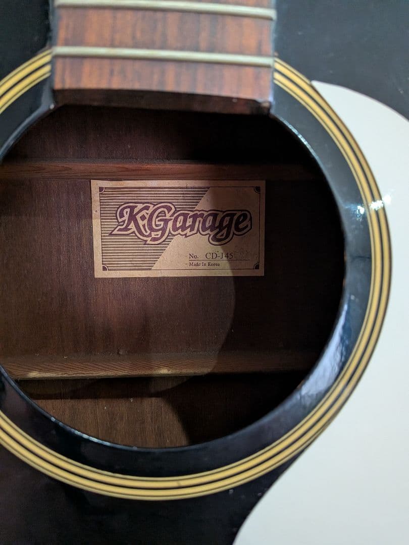 KGarage アコースティックギター CDA ブラック　新品弦付