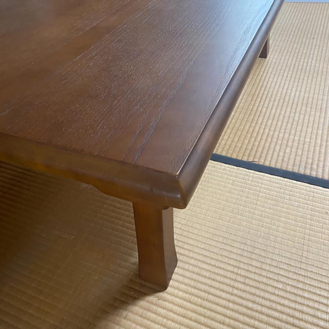 昭和レトロ★木製座卓 （折りたたみ式）　直接引取り4800円
