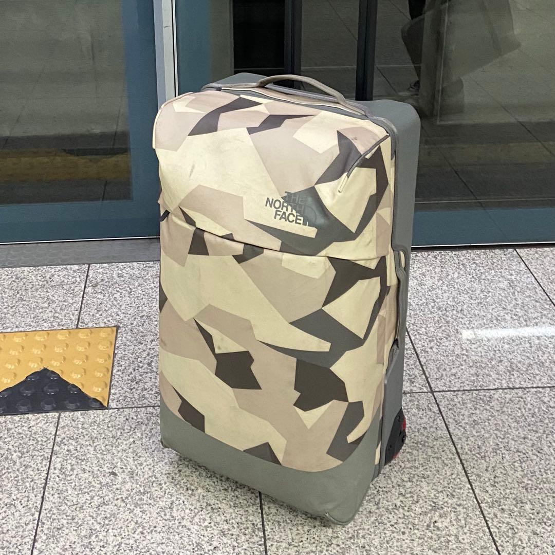 ノースフェイス スーツケース 75L キャリーケース　ソフト　ホワイト