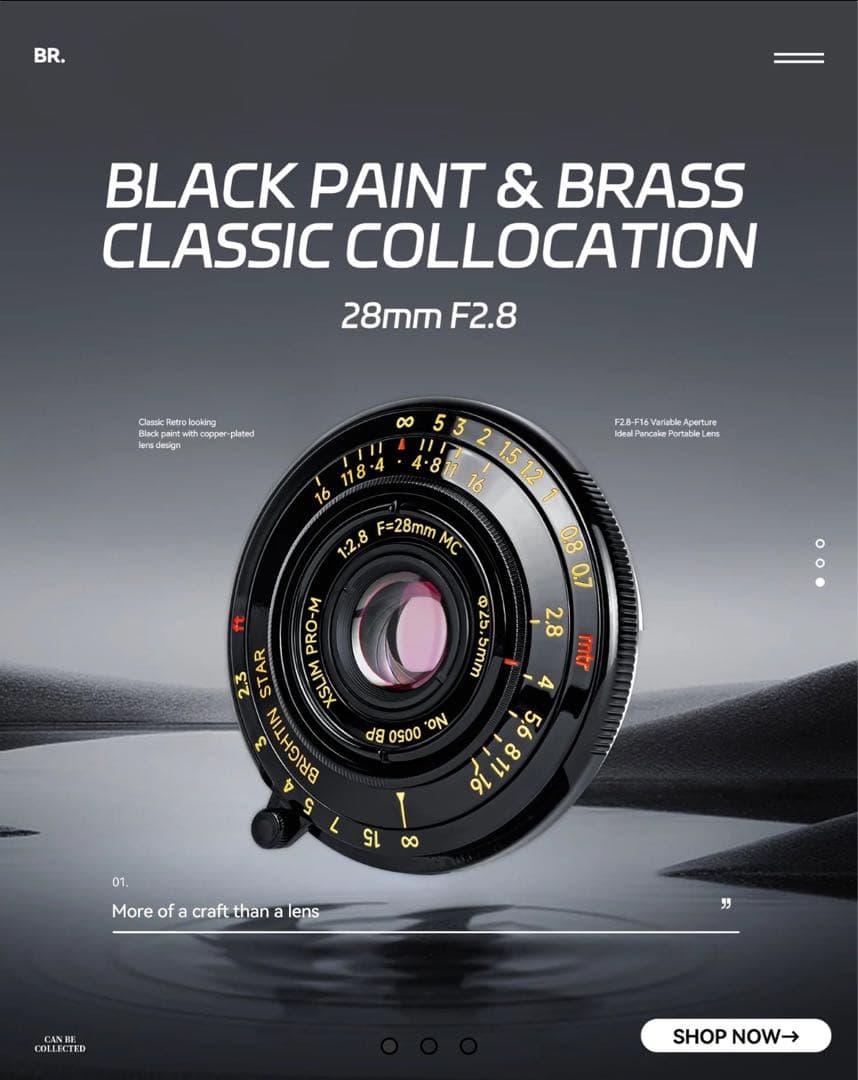 星曜 BRIGHTIN STAR 28mm f2.8 Leica mマウント