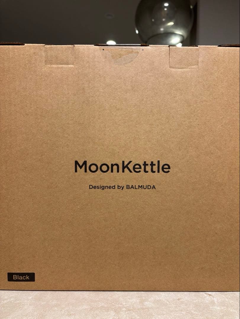 【はるか】BALMUDA MoonKettle ブラック 電気ケトル