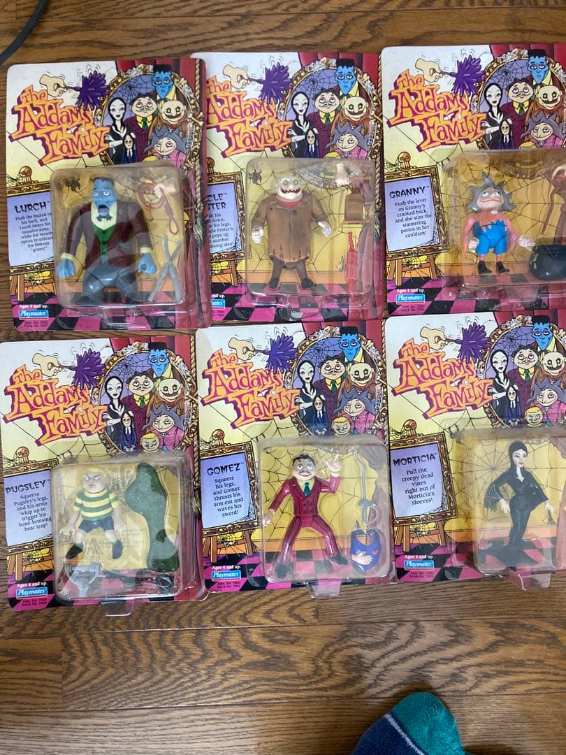 Playmates製アクションフィギュア アダムスファミリー　6体セット