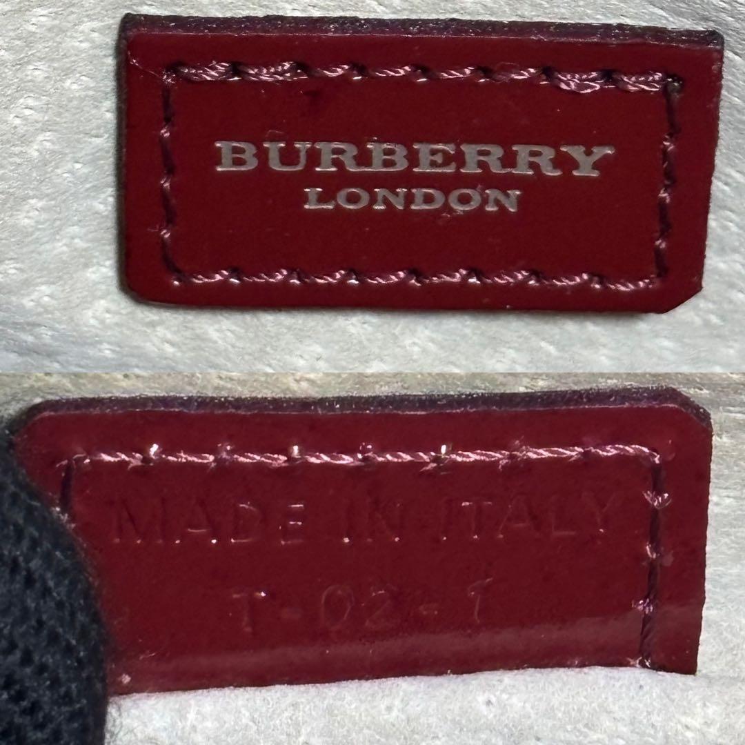 ✨️極美品 バーバリー ノバチェック シャドーホース PVC アクセサリーポーチ