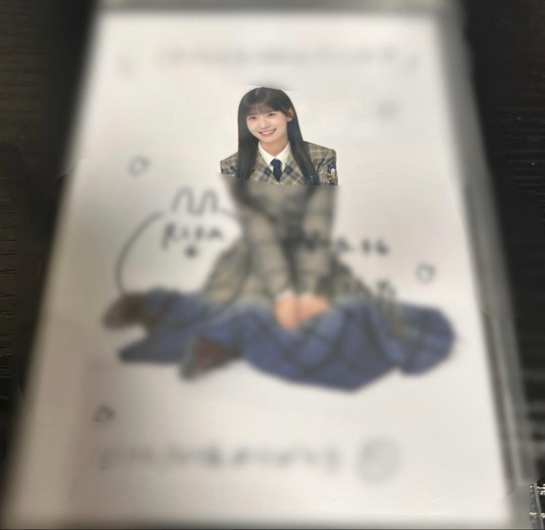 【値下げ不可】櫻坂46 石森璃花 秘蔵生写真 直筆サイン入り