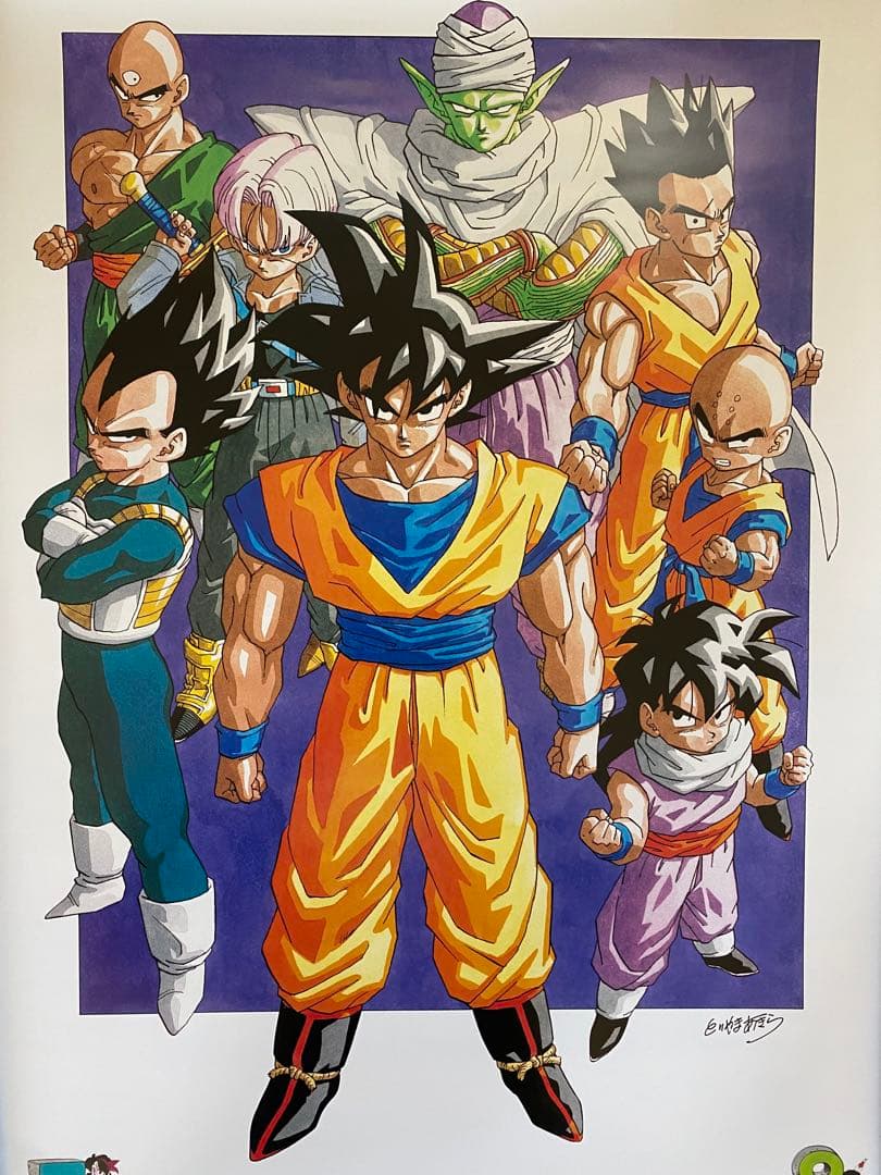 【激レア】額装品　ドラゴンボール　イラスト大D 鳥山明　DRAGONBALL