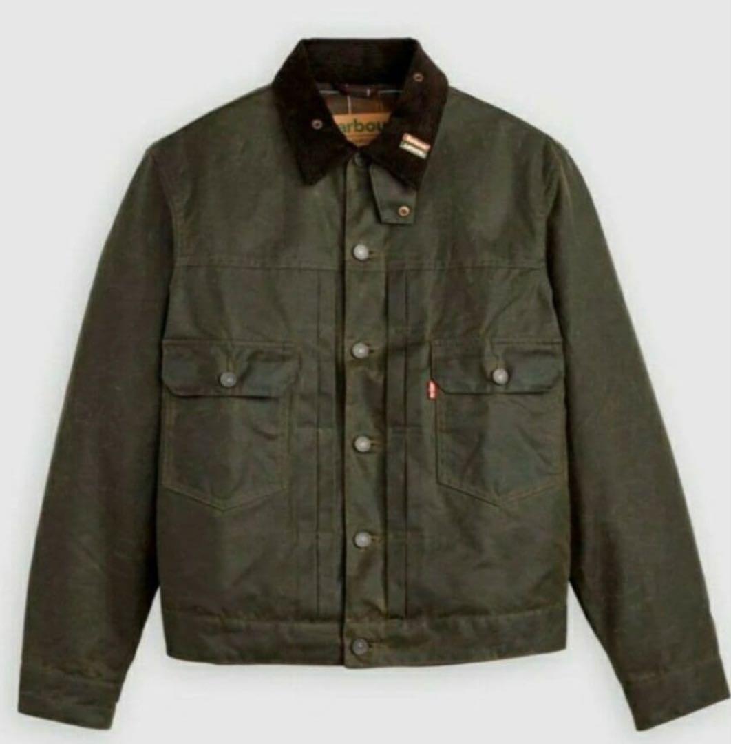 新品)Levi's x Barbour Type II Waxed Jacket