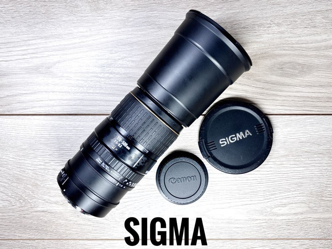 レンズ(ズーム) SIGMA APO 170-500mm f/5-6.3 CANON