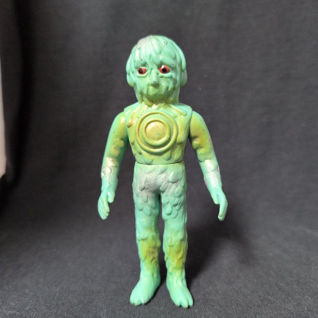 昭和レトロ　当時物　鉄人タイガーセブン　オイル原人　ソフビ　ジャンク