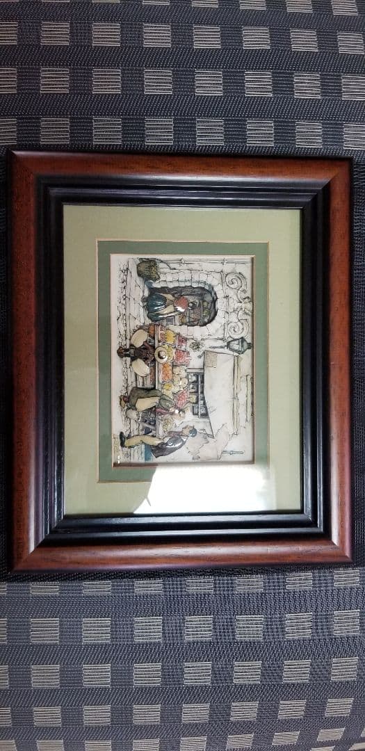 JohnEllam3Dデコパージュ(帽子を持った少女)