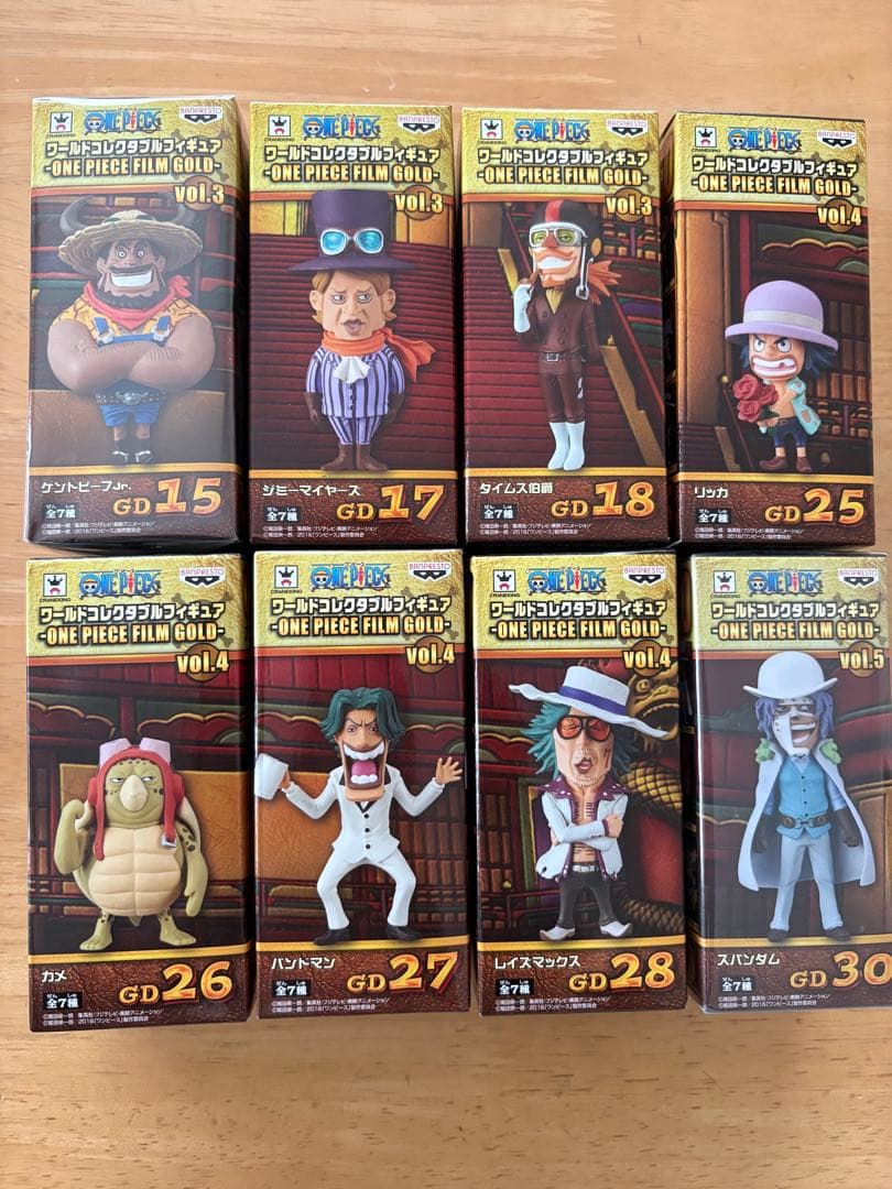 ONE PIECE FILM GOLD フィギュア 8体セット