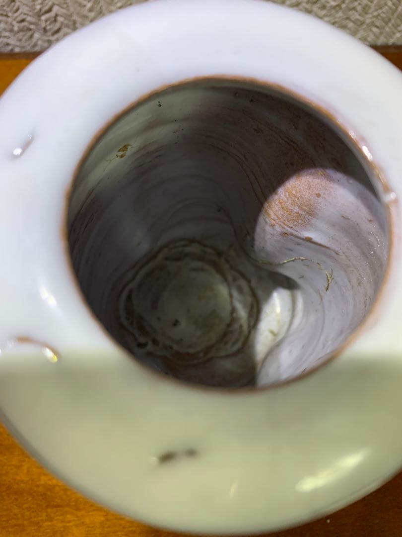 掛花入渋谷泥詩造 萩焼花器　茶道具