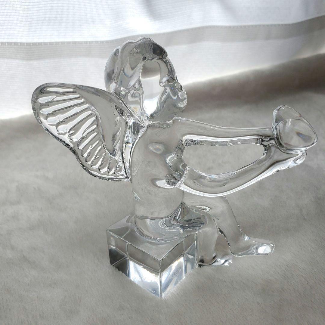 Baccarat バカラ　エンジェル ハート　天使　クリスタル　置物 インテリア