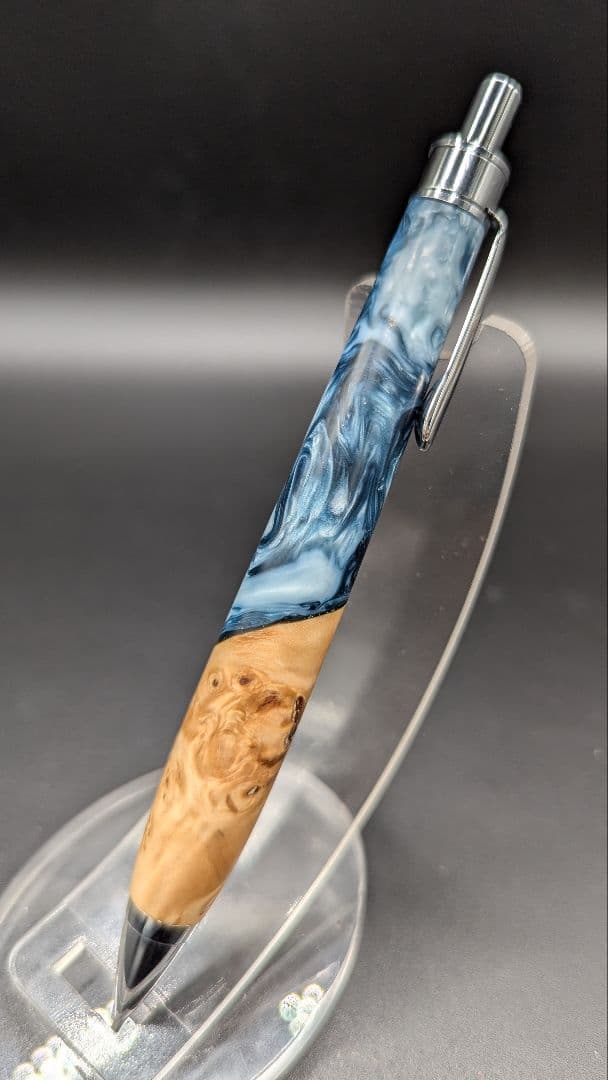 254ペン工房翌檜　レジンウッド　ハイブリッドウッド　木軸シャーペン　ボールペン