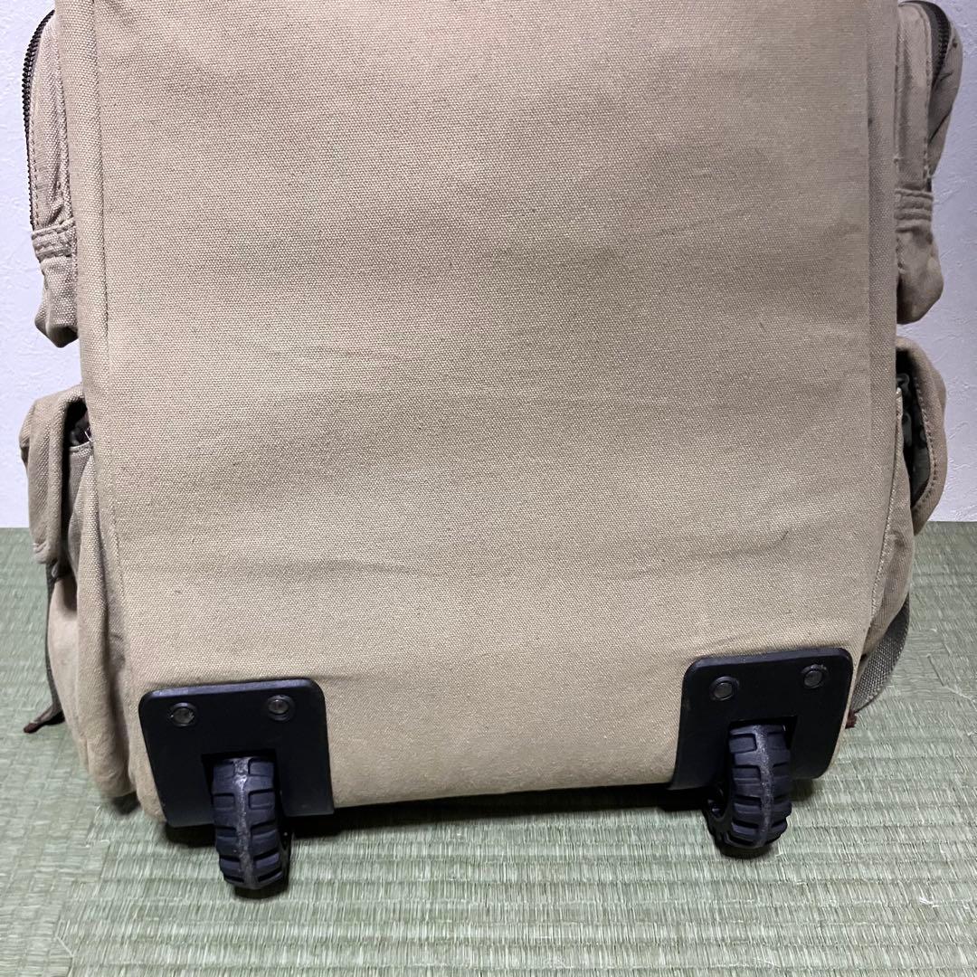 H*E様 【極希少】DIESEL キャリーバッグ レザー 迷彩 ミリタリー