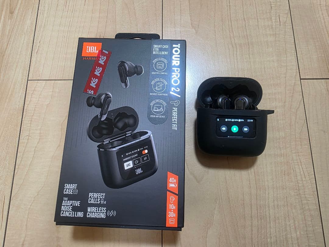 jbl tour pro 2 シリコンケース付 画面保護フィルム付き 使用感少