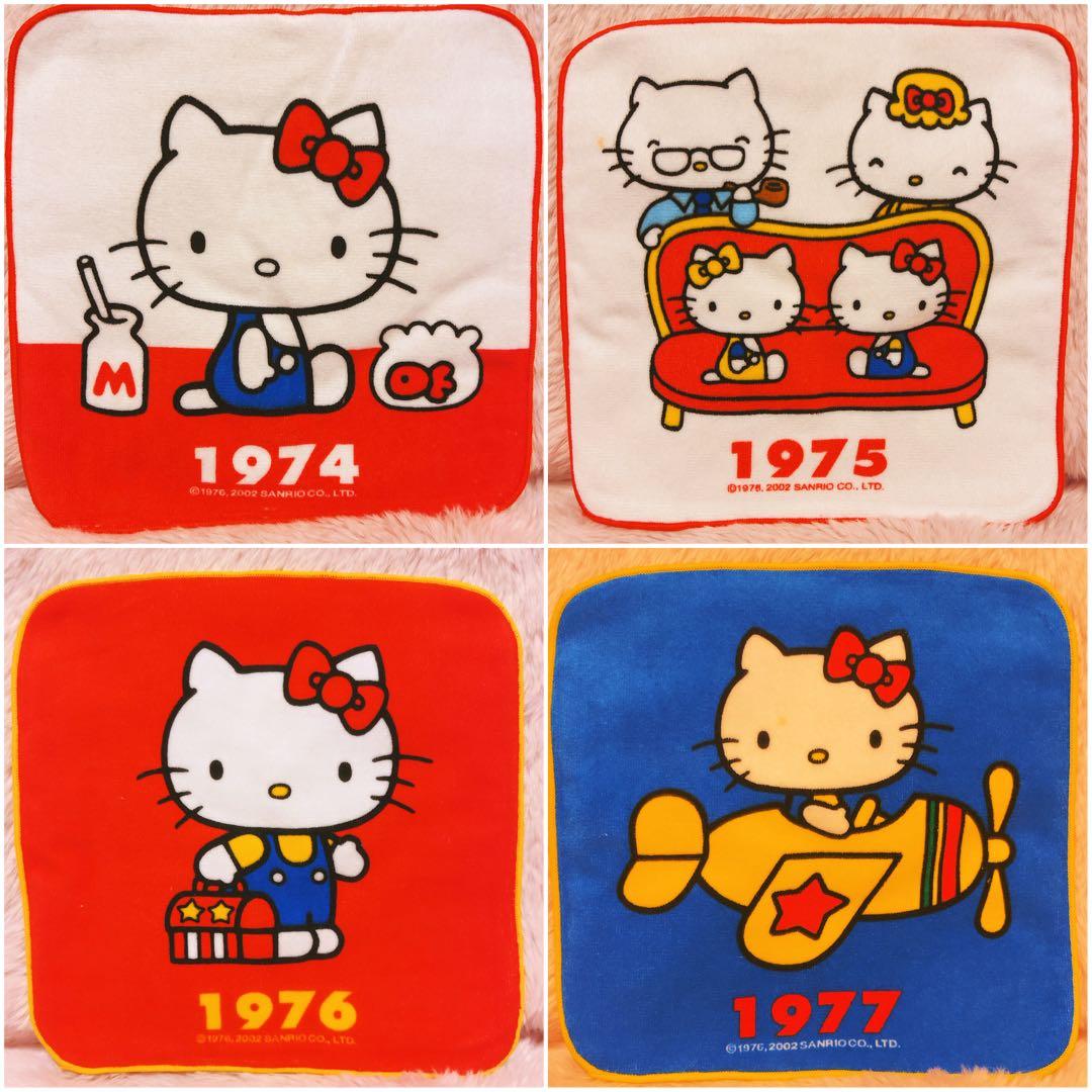 希少レア　ハローキティ　プチタオル　コレクション　2002 平成レトロ　サンリオ