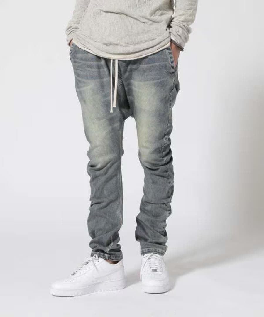 a.f artefact サルエル　デニム　パンツ　メンズ