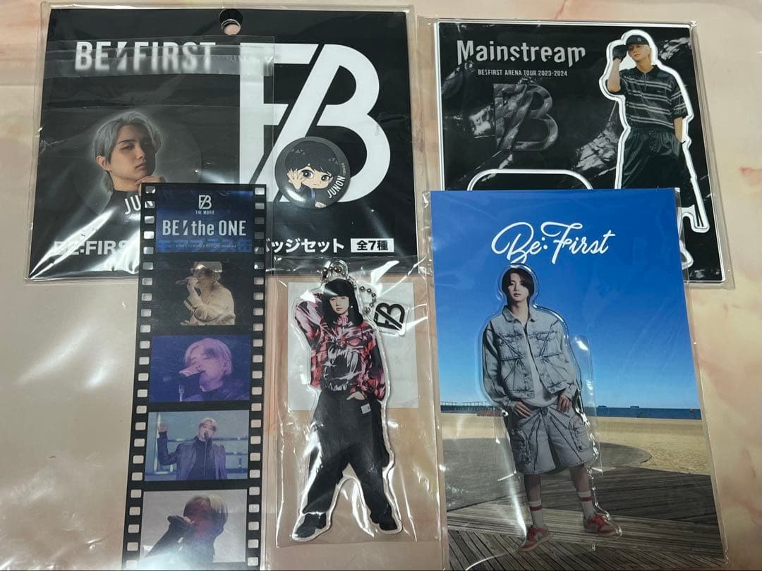 BE:FIRST ジュノン　アクスタ　缶バッジ　生コマフィルム