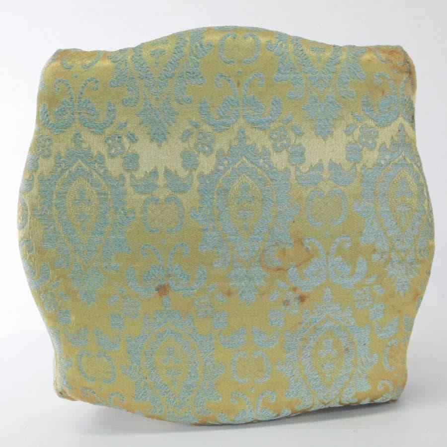 イタリア製 猫脚 スツール 金彩 ホワイトフレーム ロココ調 アンティーク調