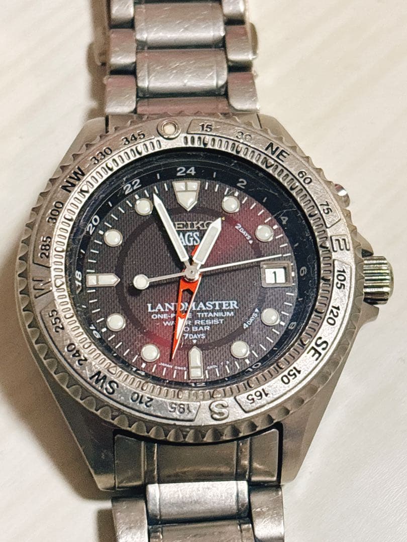 セイコー 5M45-6A00 ランドマスター チタン AGS