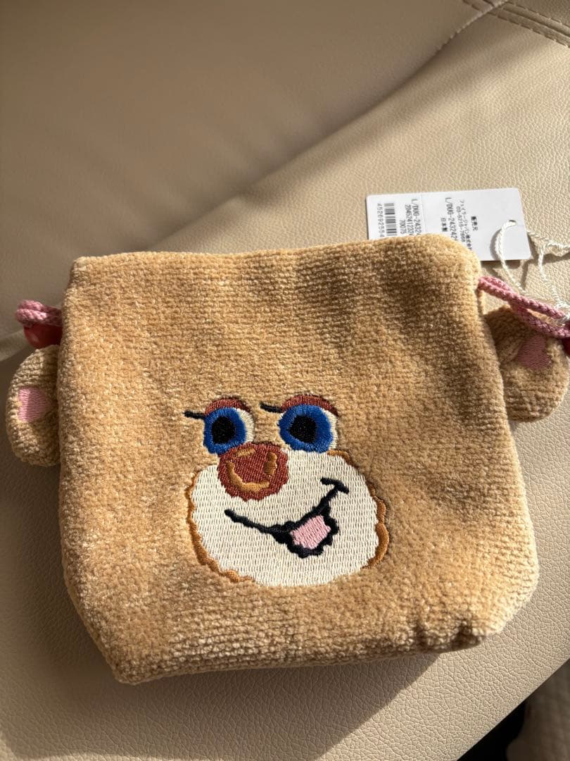 フェイラー　ドアップテディ　耳付き巾着(ノベルティ付)