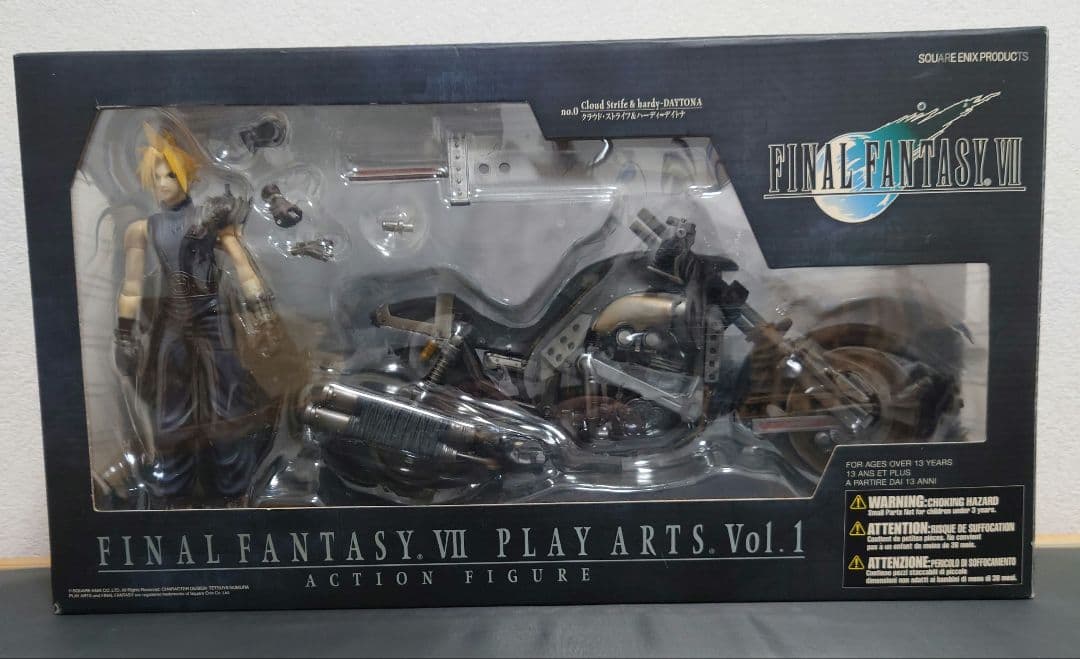 ファイナルファンタジーVII プレイアーツ クラウド＆ハーディー・デイトナ