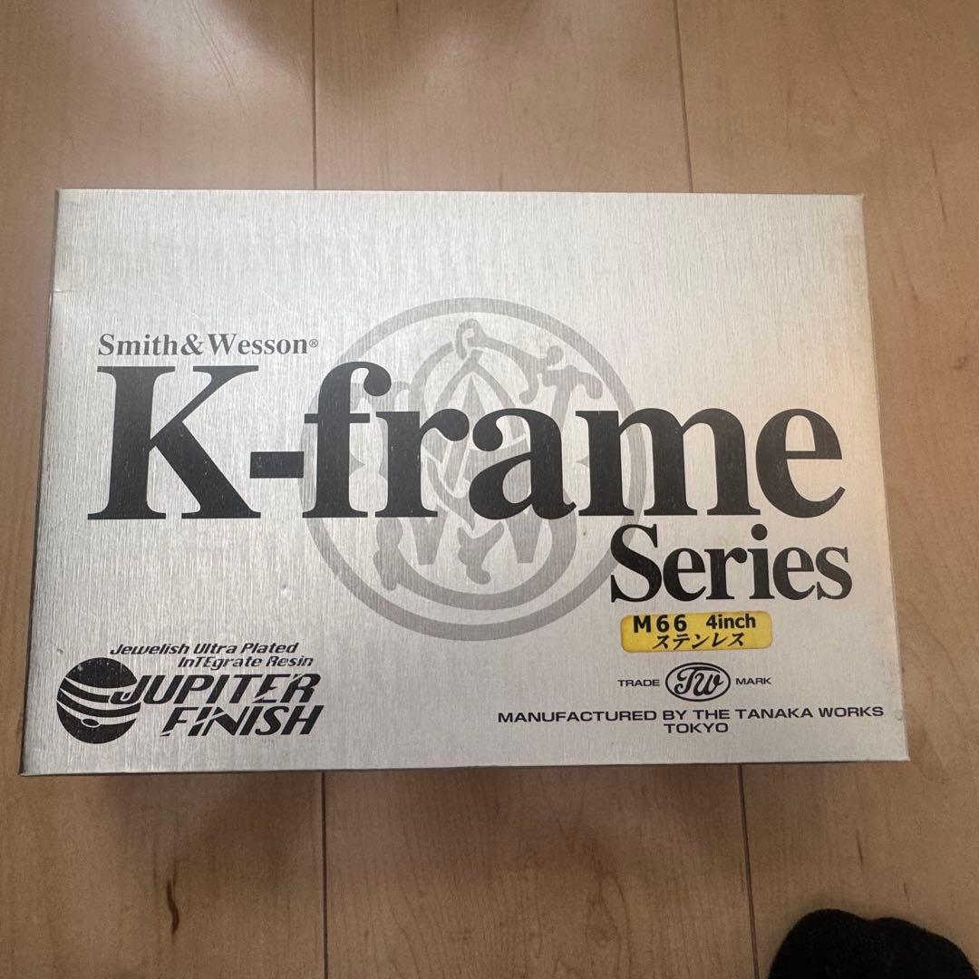 タナカ　S&W　M66　4インチ　ステンレス ジュピターフィニッシュ　ガスガン