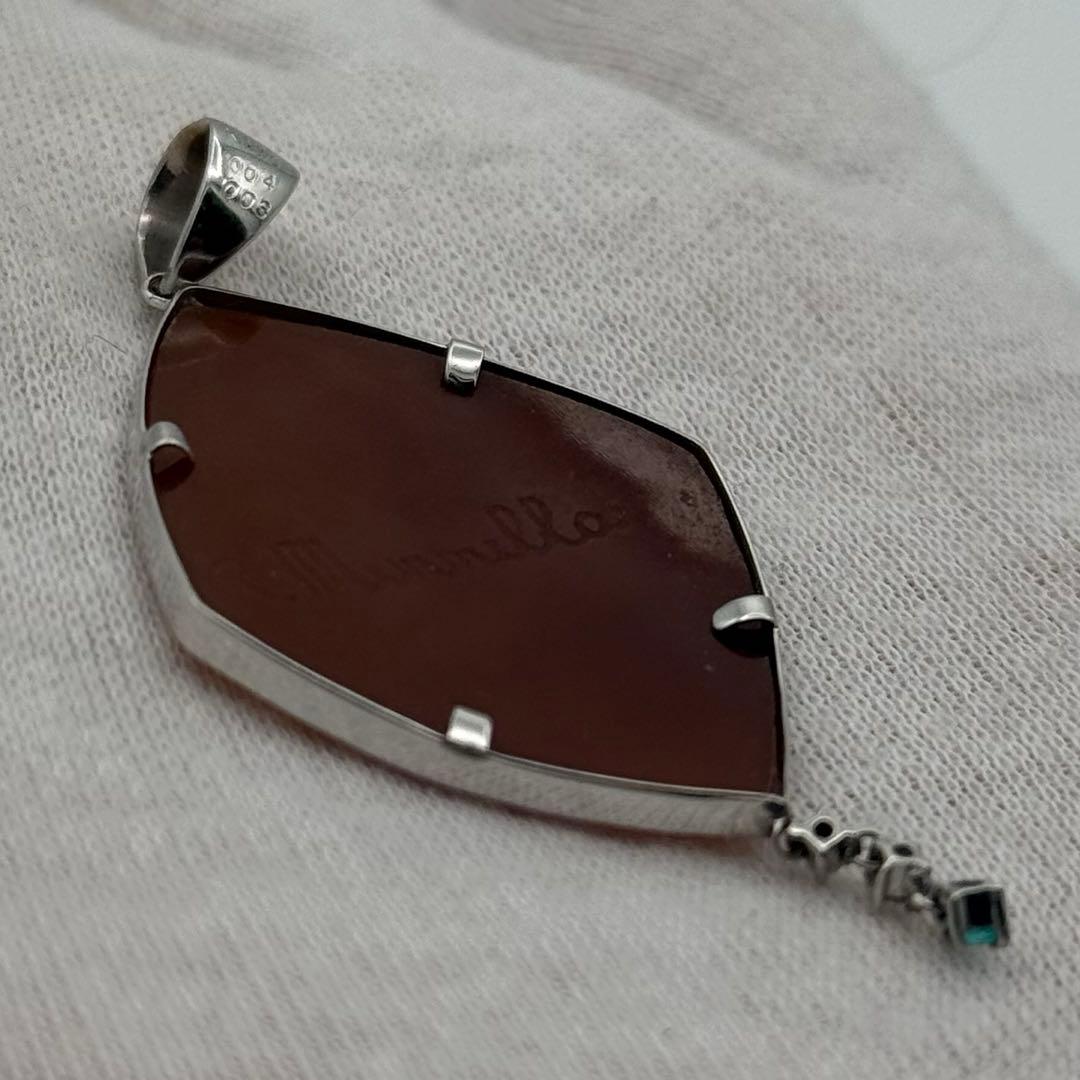 極美品！　ロザリオ・メンネッラ　　ペンダントトップ　カメオ　ダイヤモンド