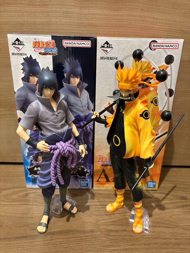 一番くじ ナルト 疾風伝 紡がれる火の意志 A賞うずまきナルト B賞うちはサスケ