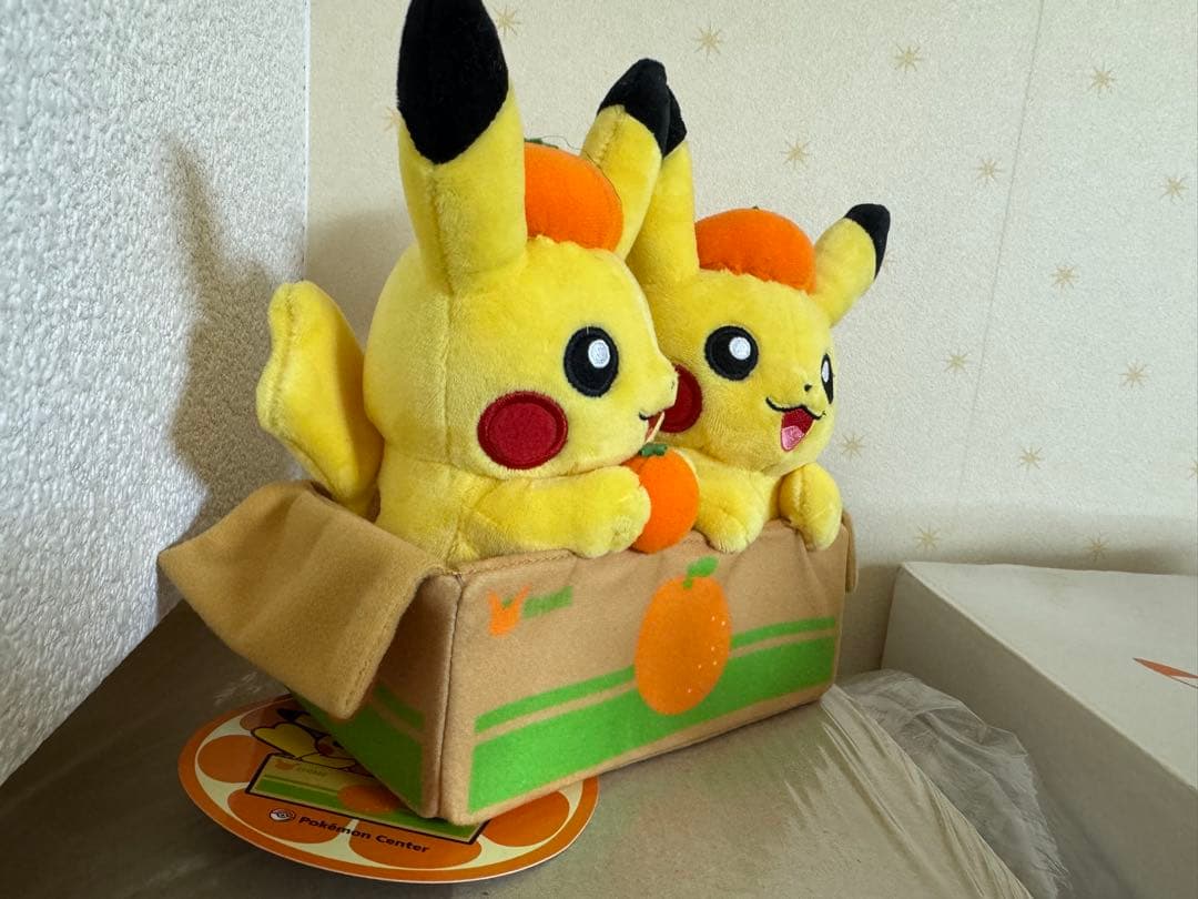 特価　愛媛　みかんピカチュウ　ぬいぐるみ　ポケモンストア　愛媛　2点セット