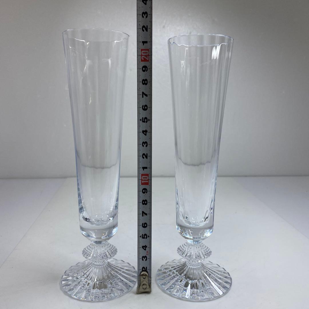 専用☆洋3 バカラミルニュイシャンパングラスペア共箱　東な7-0125①