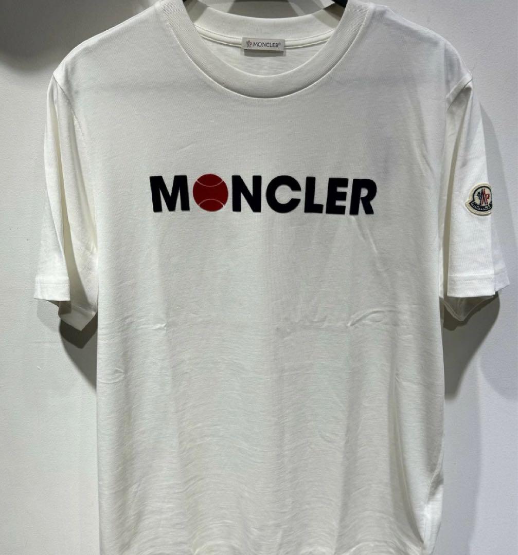 MONCLER ロゴ Tシャツ ホワイト