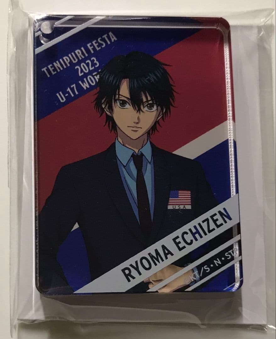 テニプリ　越前リョーマ　代表スーツ　キーホルダー　テニフェス　新テニスの王子様