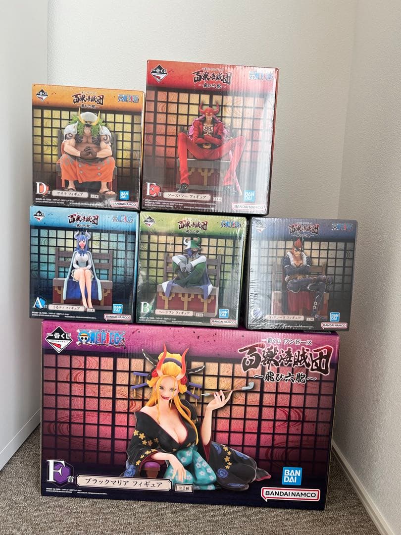 一番くじ　百獣海賊団　飛び六胞セット