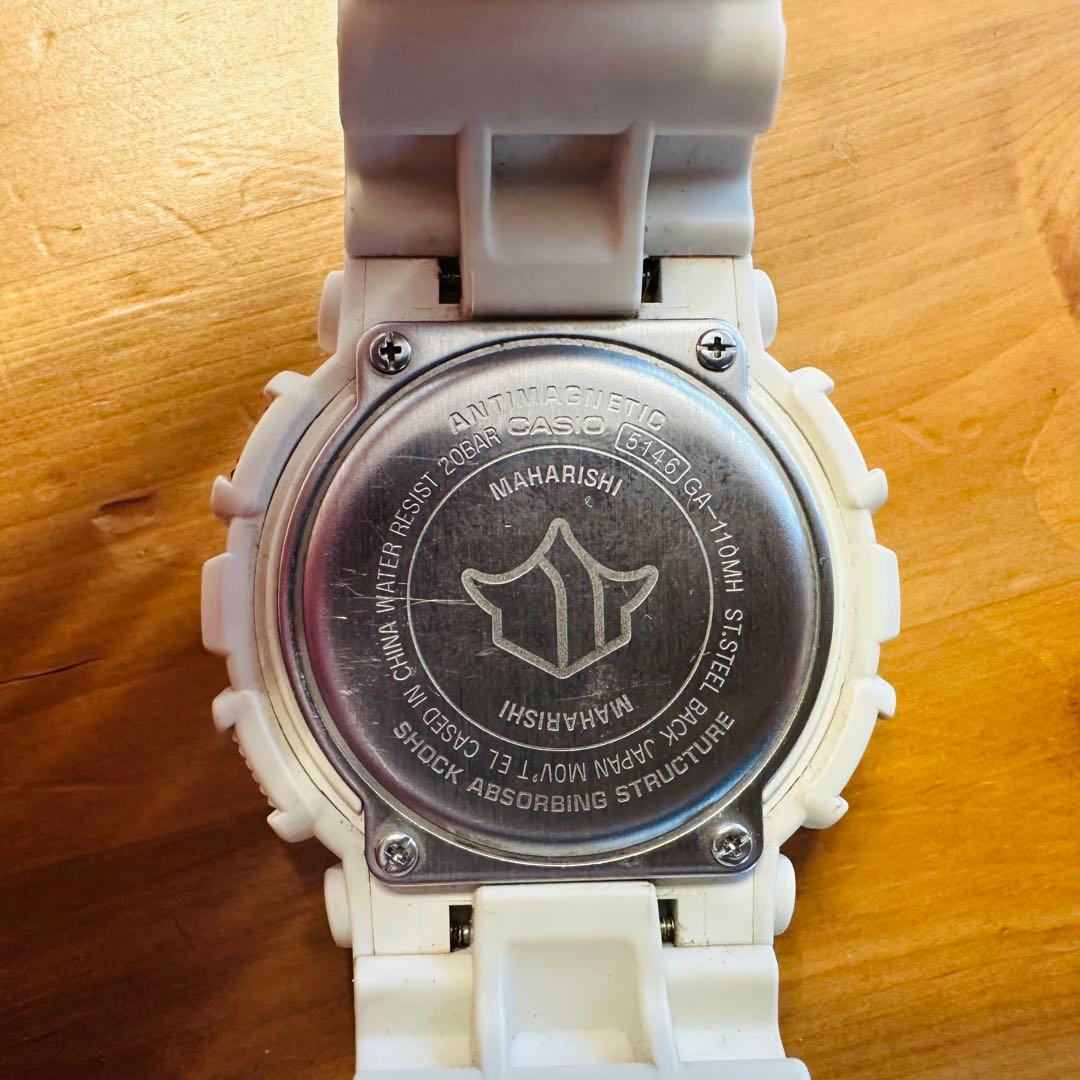 【コラボ限定】G-SHOCK GA-110MH 完品マハリシ 白