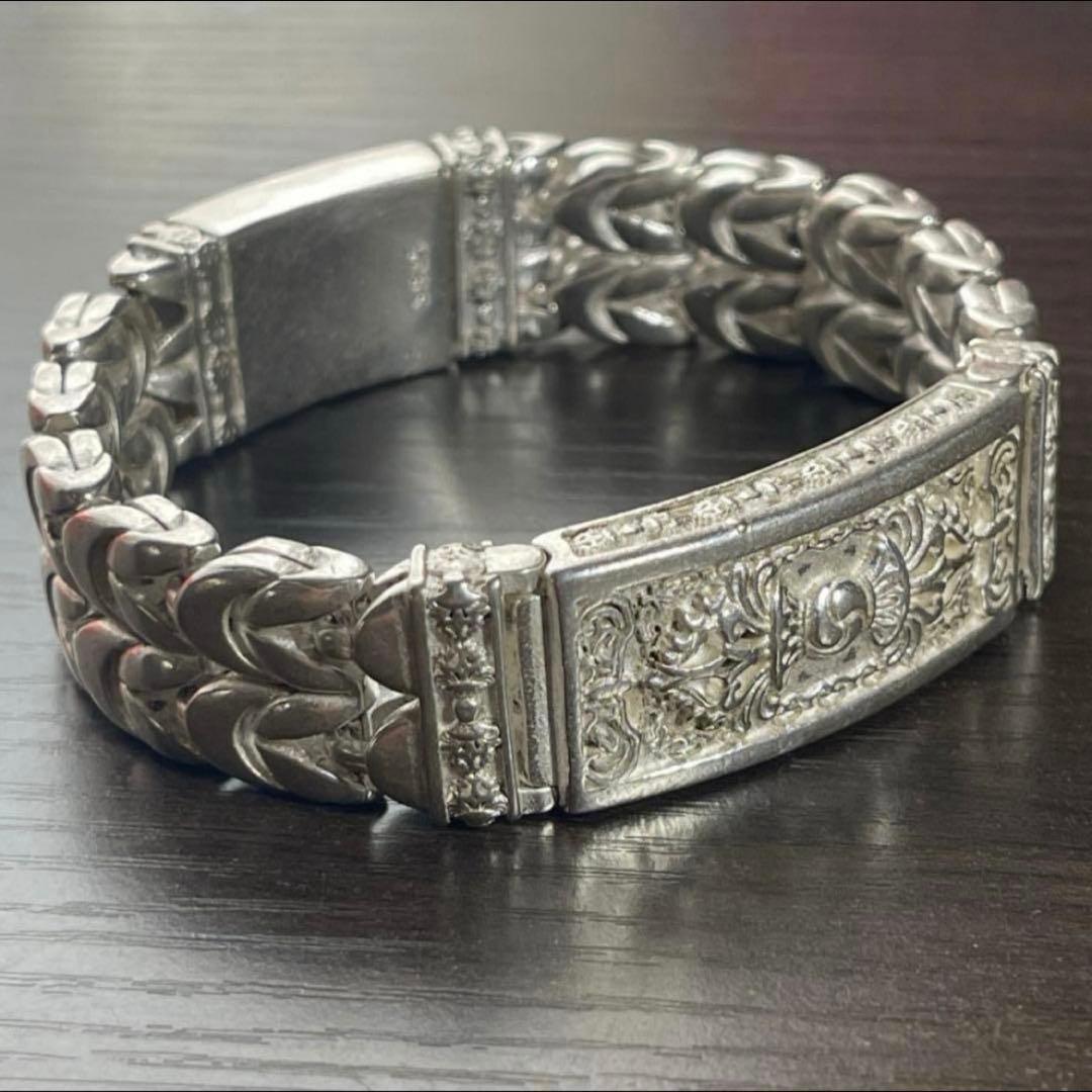 ブレスレット ヴィンテージ 金剛杵 ヴァジュラ 帝釈天 シルバー 925