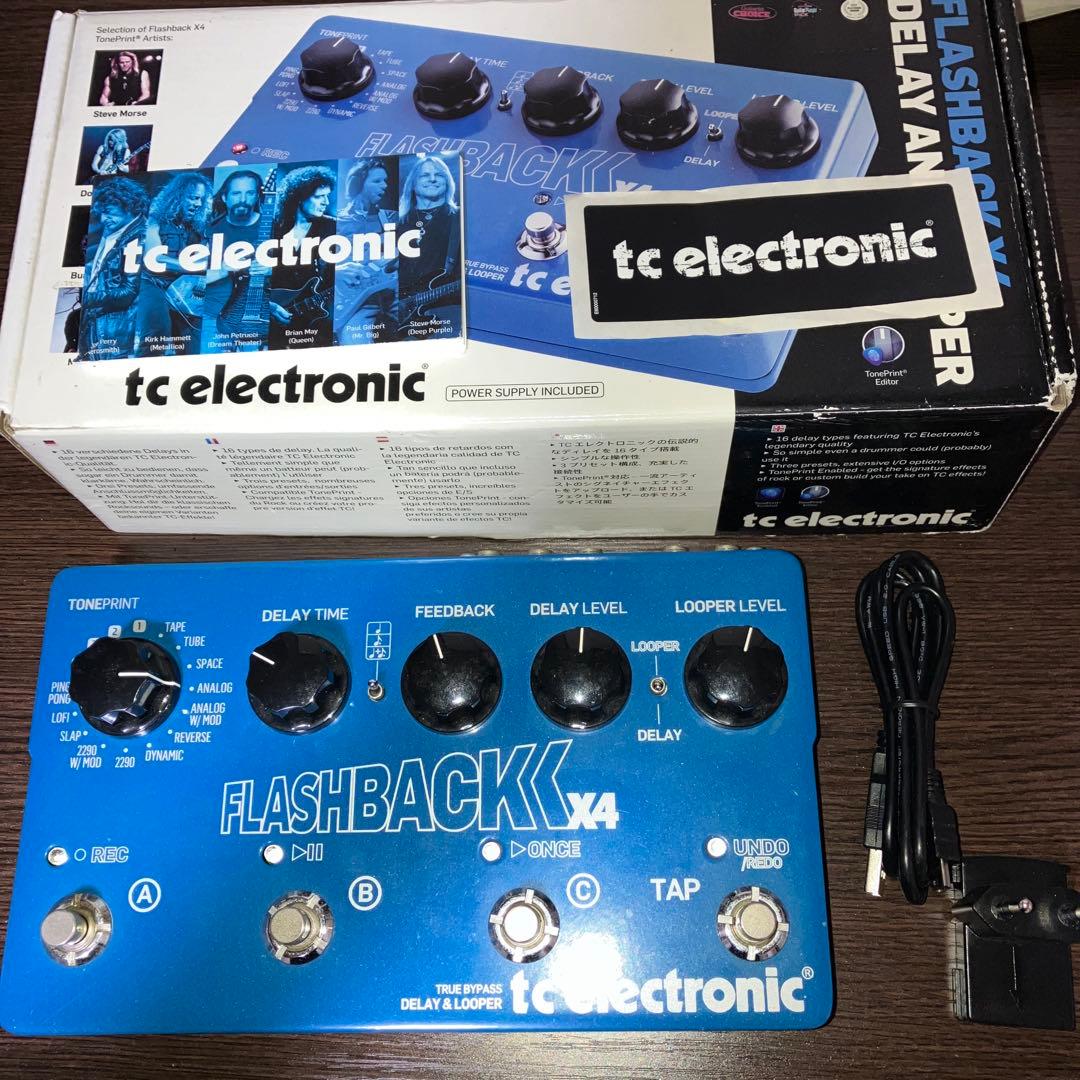 tc electronic FLASHBACK X4 ディレイ　delay