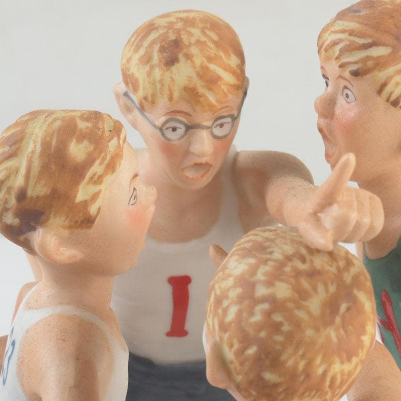 ノーマンロックウェル　フィギュリン　陶器人形　置物　C　9303