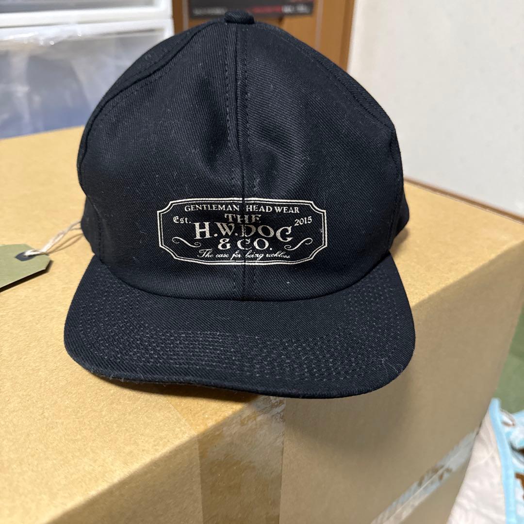 ブラックTHE H.W.DOG&CO. TRUCKER CAP サイズ38