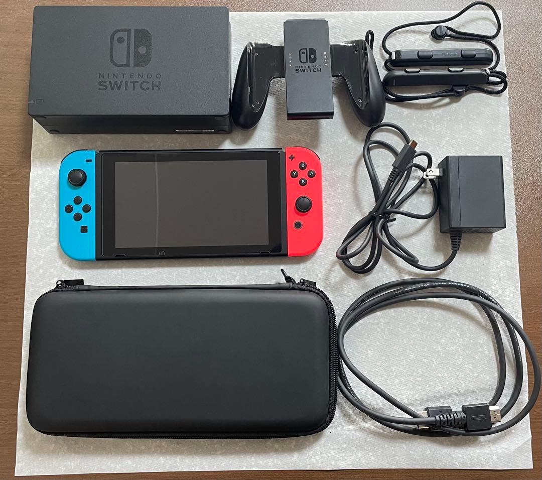Switch本体一式2020年バッテリー強化モデル　ネオンブルーネオンレッド