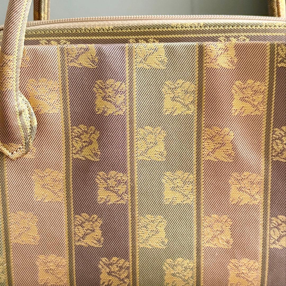 銀座くのや うさぎ模様刺繍 和装用利休バッグ　おまけ付き