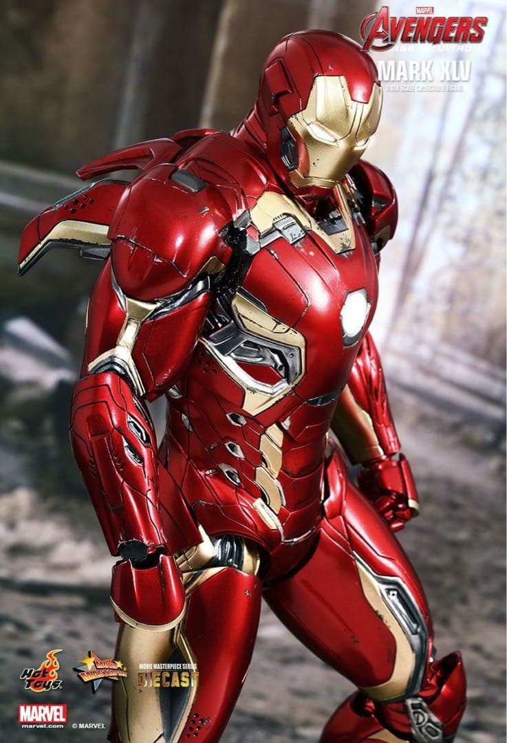 ムービーマスターピース AoU アイアンマン Mk45 ダイキャスト製フィギュア