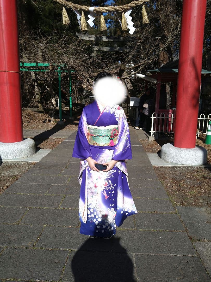 成人式の振袖一式　備品付き！