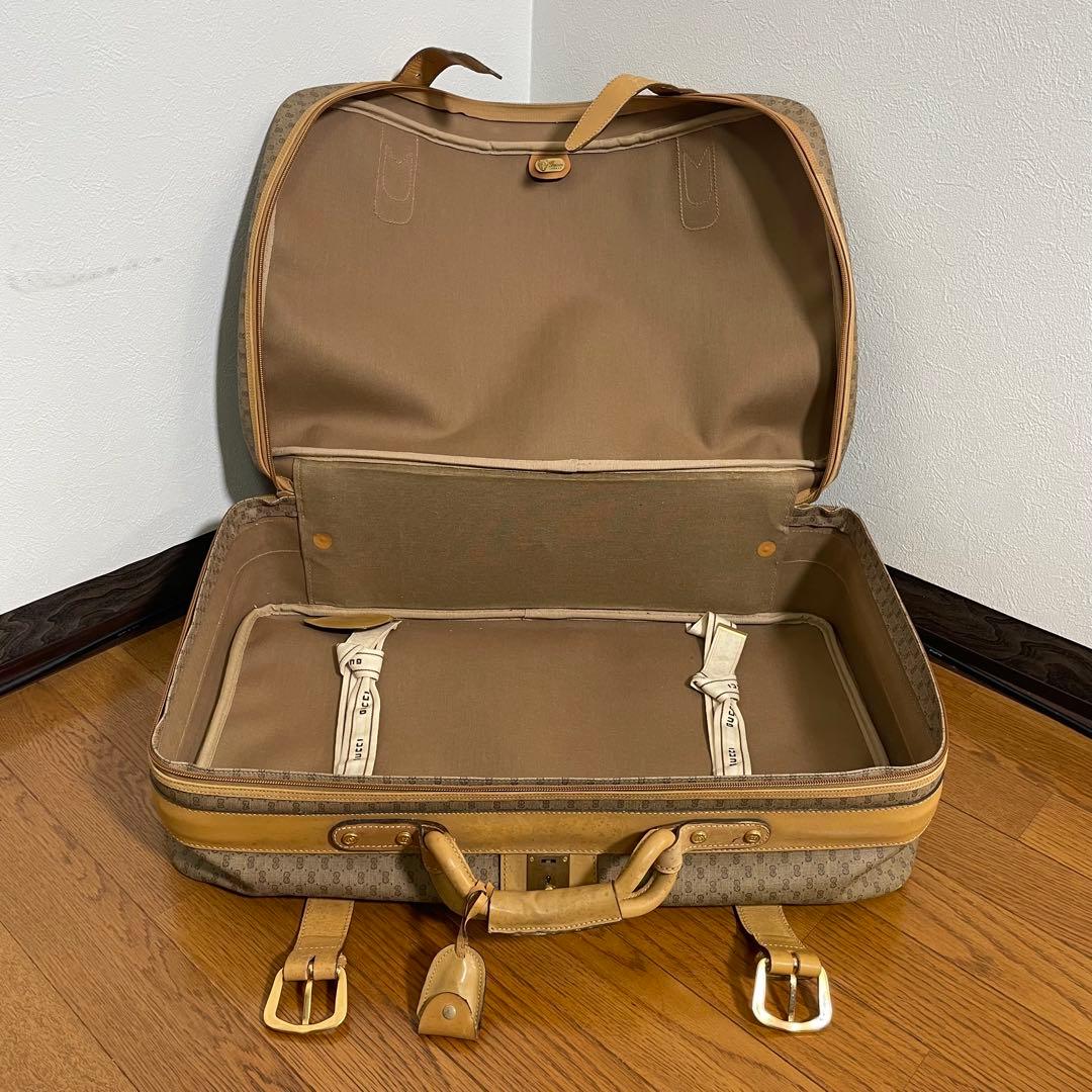 【美品 】GUCCI グッチ トラベルバッグ マイクロGG柄 オールドグッチ