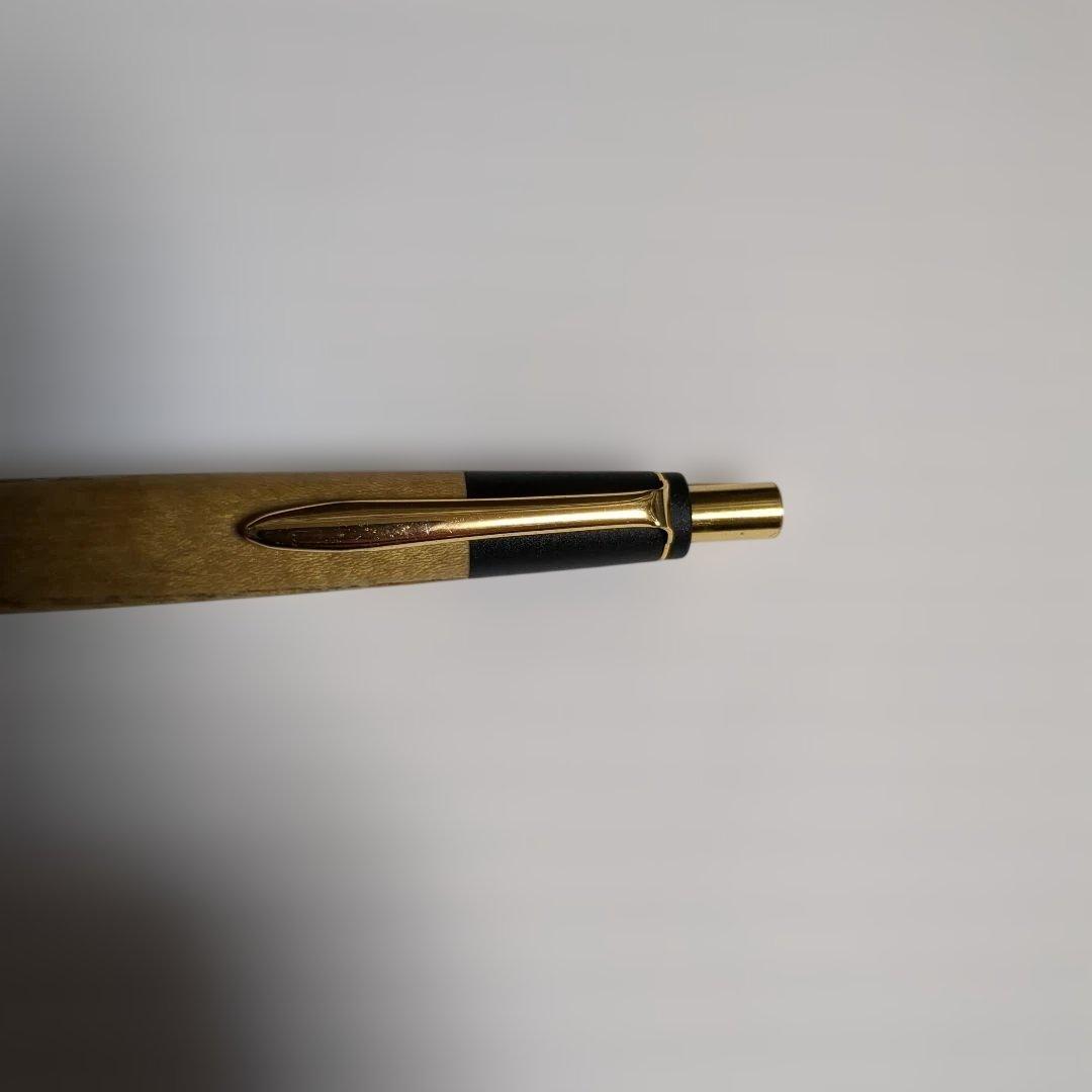 ボナンペン　槐　真鍮金具　シャープペン 0.5mm　箱付き