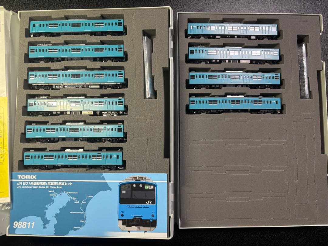 未使用　TOMIX 98811&12 201系 京葉線 基本&増結10両セット