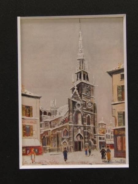 モーリス・ユトリロ、海外版超希少レゾネ、新品額付