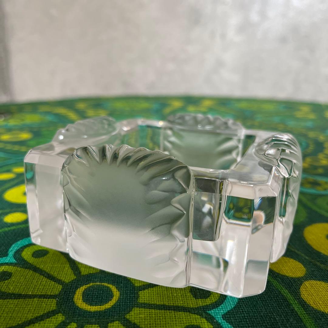 ☆ラリック☆コルフ☆貝殻☆クリア＆フロスト☆灰皿☆ヴィンテージ【送料込み】