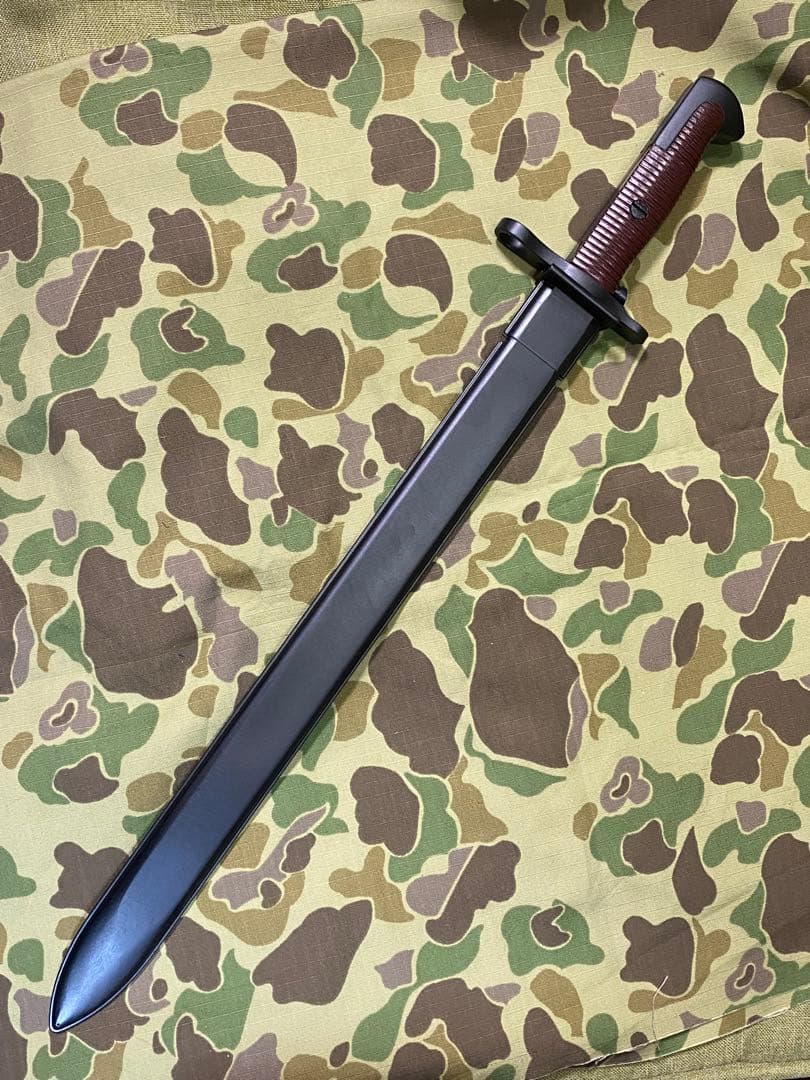 WWⅡ 米軍 M1903 スプリングフィール用銃剣と鞘（プラ製）★レプリカ★